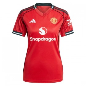 Levné Manchester United Dámské Domácí Fotbalové dresy 2025-26 Krátký Rukáv